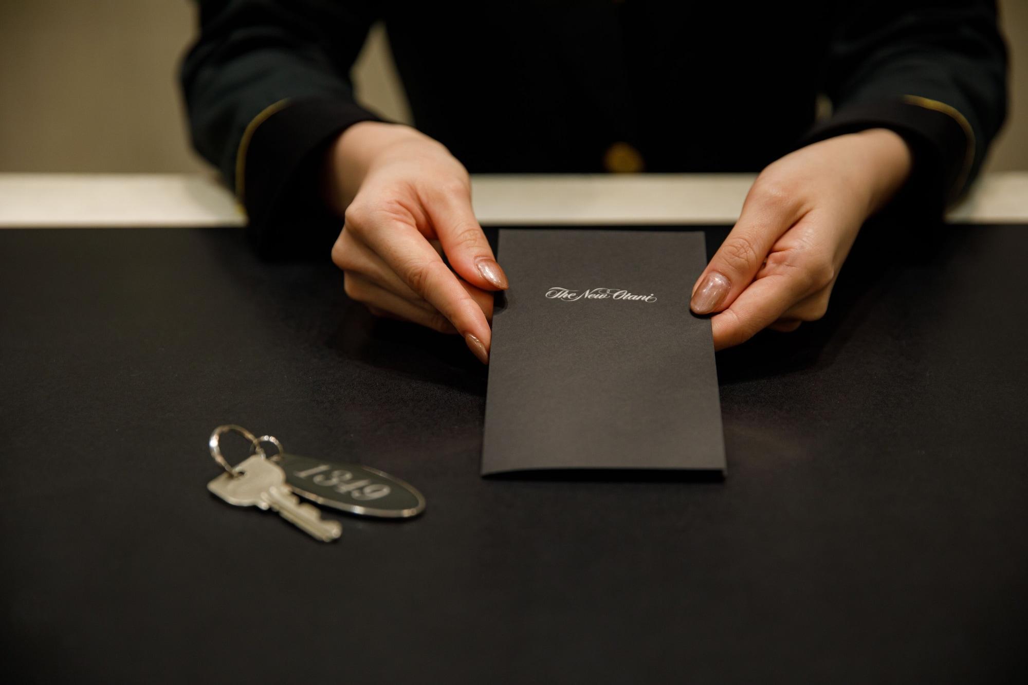 Hotel New Otani Hakata Fukuoka  Luaran gambar A hotel key card